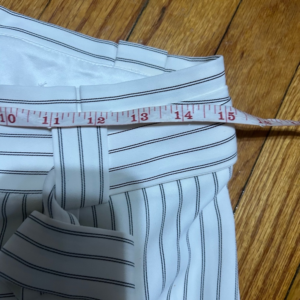 Express Womens Striped Dress Pants Size 2 High-Rise Career Office 4 Short - Picture 5 of 9